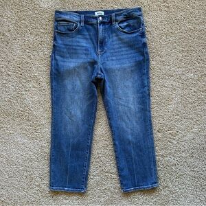 Pistola Monroe High Rise Crop Cigarette Jeans Amaya Wash Size 31